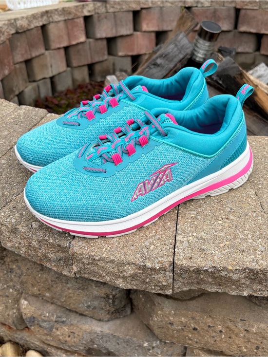 Avia Shoes - SOLD AviaTeal & Pink Cantilever Athletic Sneakers EUC Big Kids 6/Women’s 7.5